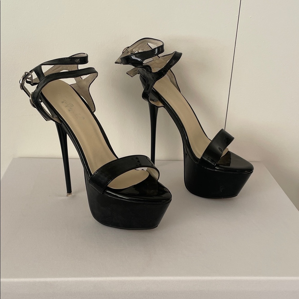 Elegant Black Platform Heels